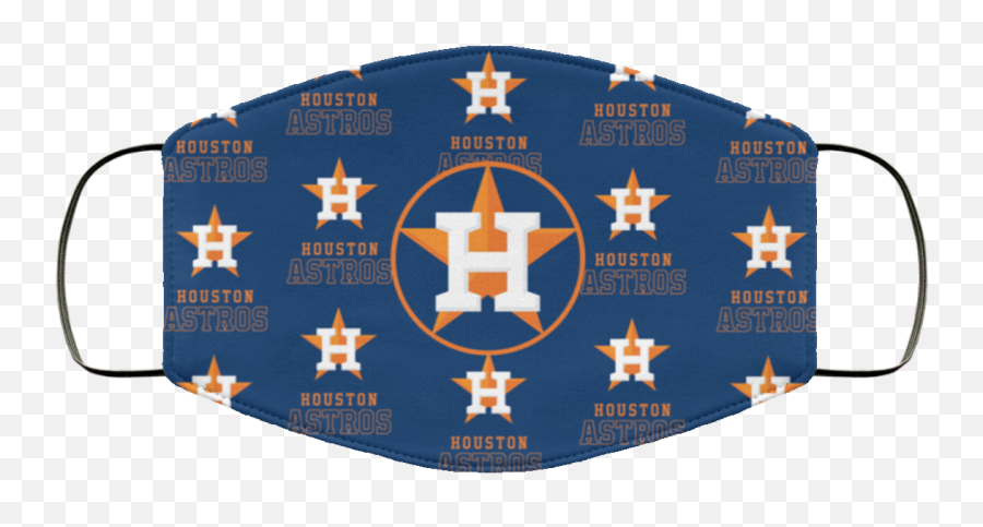 Houston Astros Face Mask Cotton - Fc Barcelona Mask Png,Houston Astros Logo Images