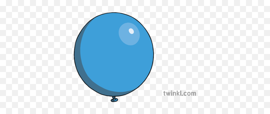 Giant Inflated Blue Balloon Eyfs Illustration - Twinkl Dot Png,Blue Balloon Png