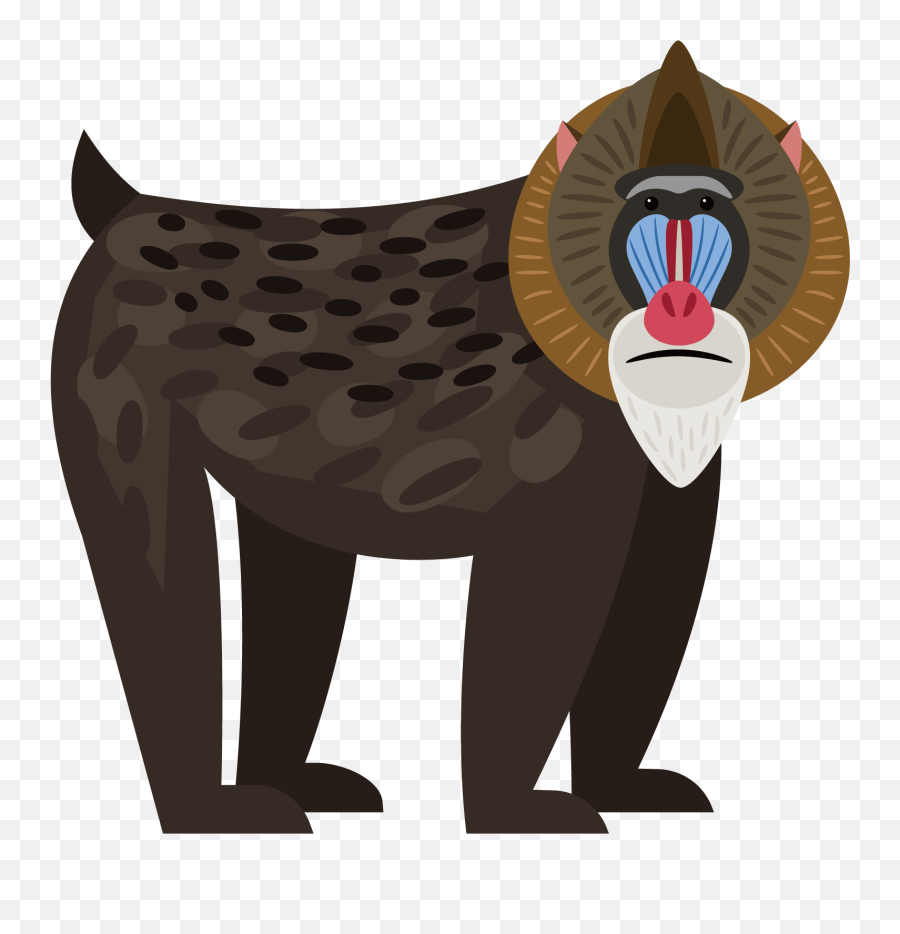 Baboon Clipart African Monkey - Baboons Clipart Png,Monkey Transparent