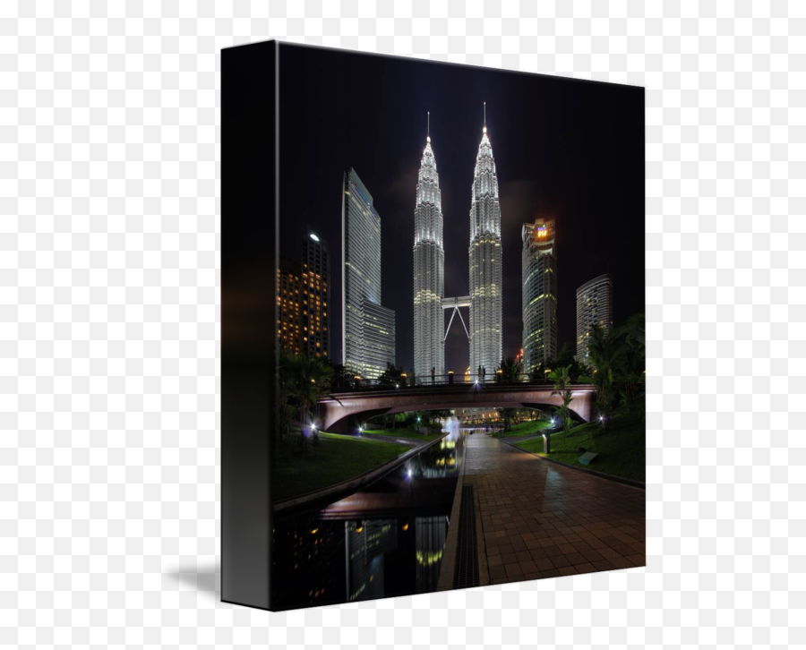 The Petronas Twin Towers By Frozenlite Photography - Skyscraper Png,Twin Towers Png
