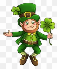 Clip Art Christmas Leprechaun Image - Leprechaun Clipart Png,Leprechaun Png