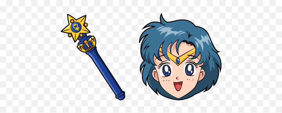 Sailor Moon Mercury Cursor U2013 Custom - Sailor Mercury Png,Sailor Venus Png