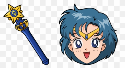 Sailor Moon Mercury Cursor U2013 Custom - Sailor Mercury Png,Sailor Venus Png