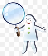 People Clipart Magnifying Glass - Loupe png
