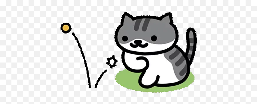 Nekoatsume Whatsapp Stickers - Stickers Cloud Dot Png,Transparent Neko Atsume