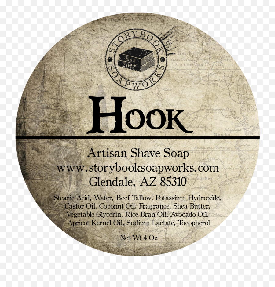 Hook Shave Soap U2014 Storybook Soapworks - Circle Png,Hook Png