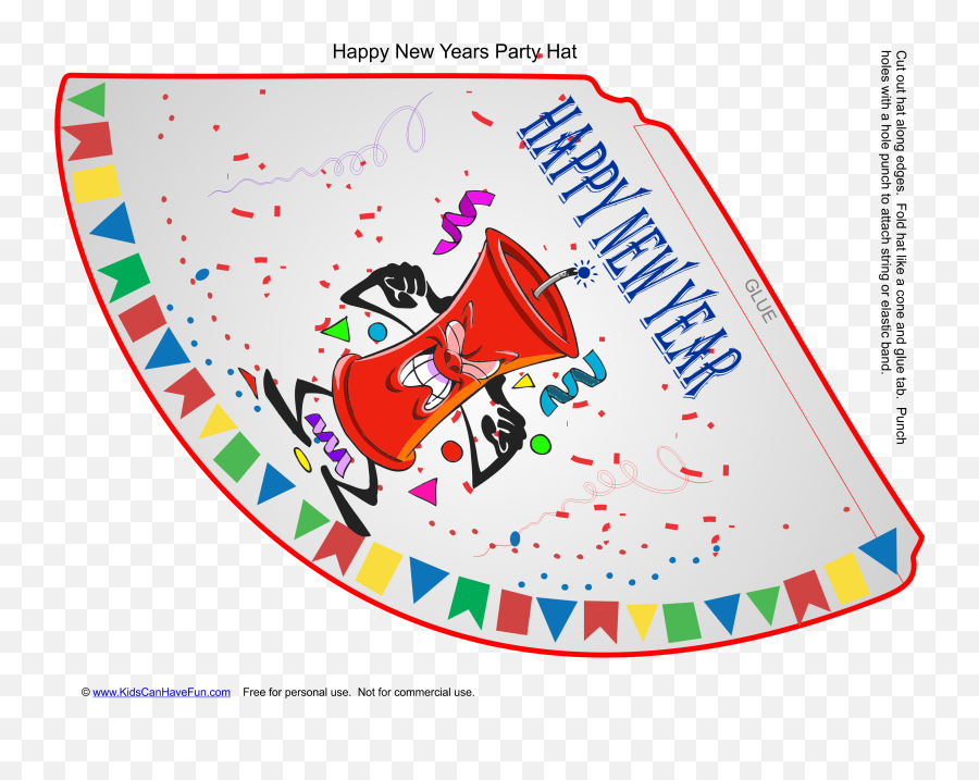Happy New Year Party Hat Http - Clip Art Png,New Years Party Hat Png