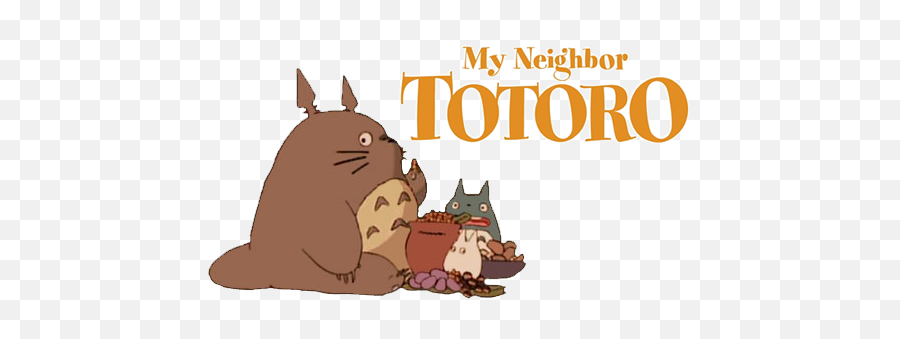 My Neighbor Totoro - My Neighbor Totoro Title Png,Totoro Transparent