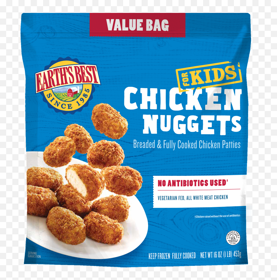 Frozen Baked Chicken Nuggets For Kids - Value Size Earthu0027s Best Chicken Nuggets Png,Chicken Nuggets Png