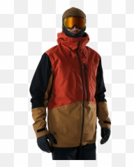 Quiksilver Mens 2020 New Recycled For Radness Snow Jacket - Hooded png