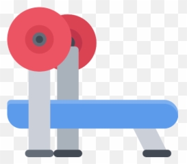 Bench Press Gymnast Vector Svg Icon - Horizontal png