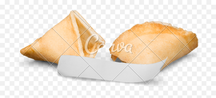 Broken Fortune Cookie With Blank Piece Of Paper - Photograph Folding Png,Fortune Cookie Icon