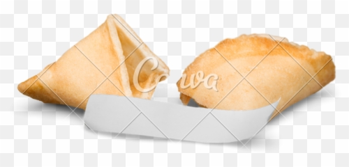 Broken Fortune Cookie With Blank Piece Of Paper - Photograph Folding png