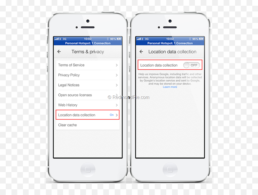 How To Disable User Data Collection And Location Tracking - Iphone Location Tracking Icon Png,Where Is The Gear Icon On Google Maps
