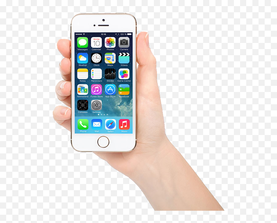 Iphone 5s Se Apple - Iphone In Hand Transparent Png Apple Iphone 5s Gold,Iphone Se Png