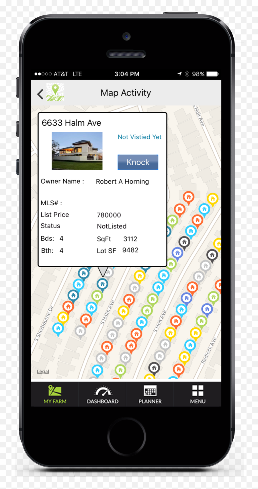 Door Knocking App Real Estate Crm Knockwise To - Smart Device Png,Door Knock Icon