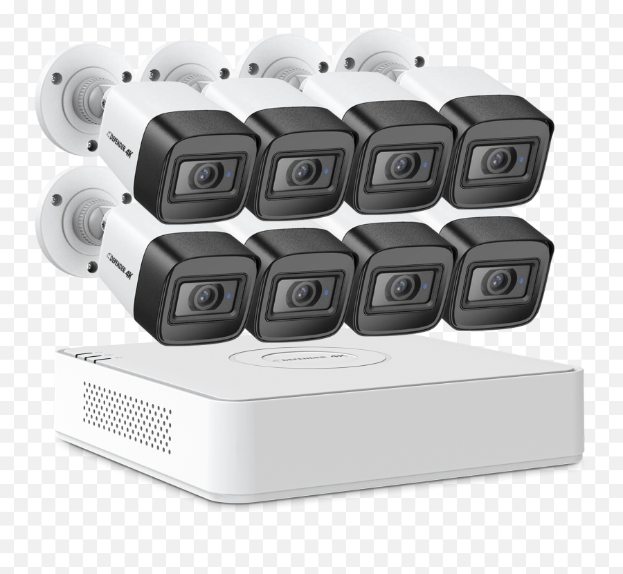 Exclusive Bundle 4k Ultra Hd Wired 8 Channel Security - Defender Png,1920 X 1020 Power Icon Images