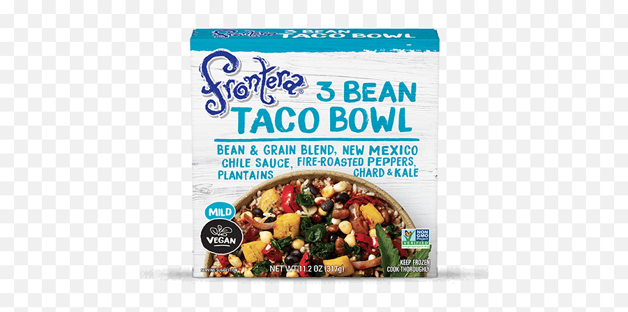 Frozen Mexican Dinners And Skillet Meals Frontera - Frontera Taco Bowl Png,Frozen Food Icon