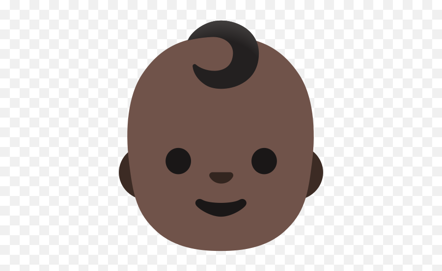 Baby Dark Skin Tone Emoji - Baby Emoji Transparent Png,Baby Faces Icon