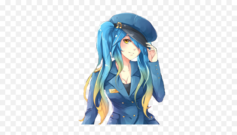 Pin - Lol Sona Police Fanart Png,Xayah Icon