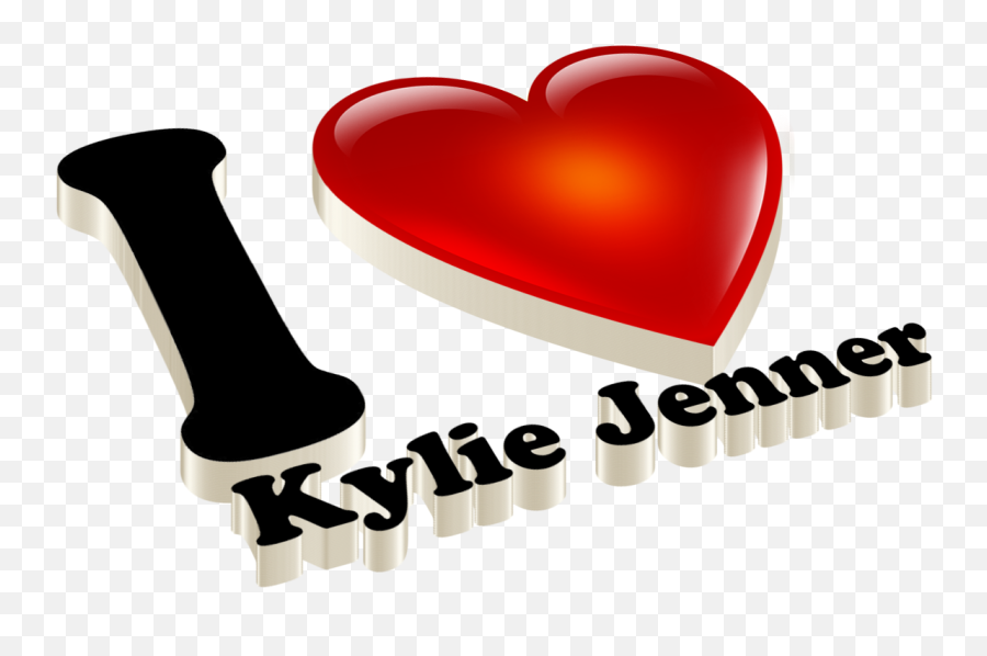 Kylie Jenner Heart Name Transparent Png