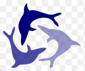Dolphin Inside Jump Clip Art Clipart Panda - Free Clipart Black Dolphin Clipart Png,Dancing Panda Icon