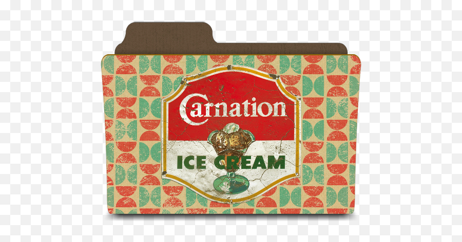 Carnation Ice Cream You Scream Icon Vintage Folders - Vintage Icons Png,Scream Png