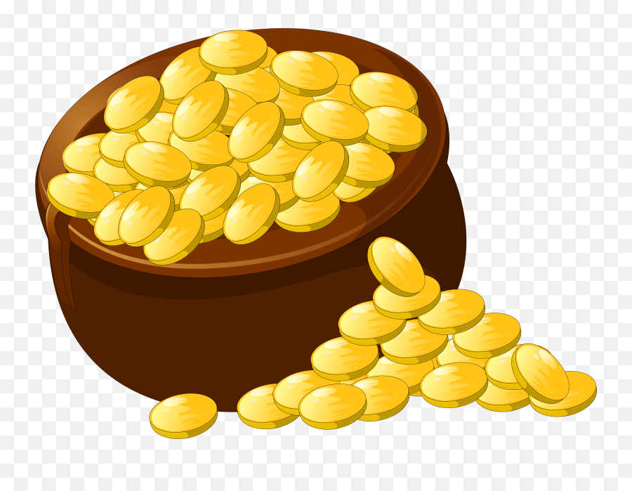 Transparent Pot Of Gold Png Picture Clipart Background