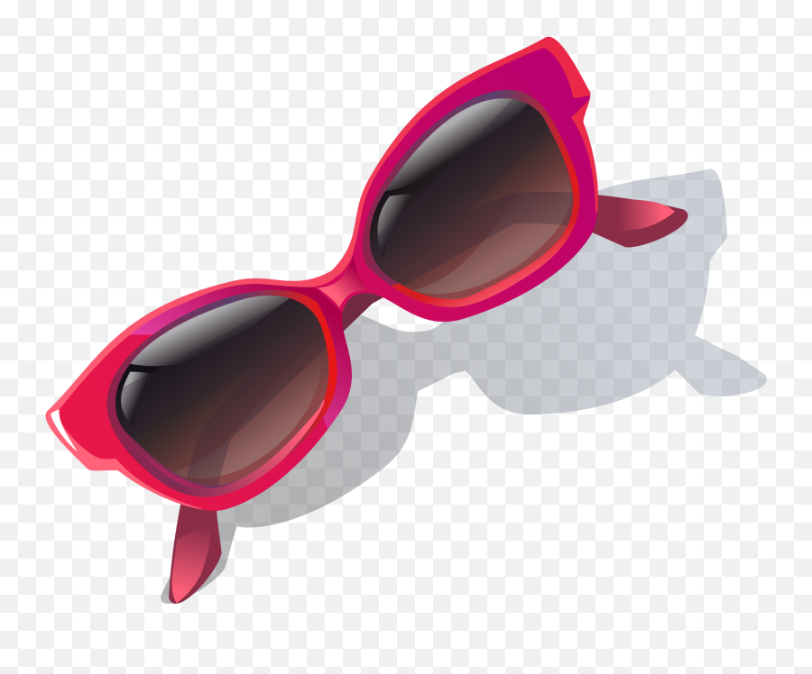 Download Pink Vector Sunglasses Frame Goggles Hand - Painted Sunglasses Png,Sunglasses Vector Png