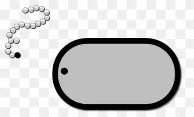 Necklace Clipart Png Of A Dog - Tag Art