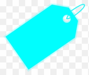 Download Blank Price Tag Png - Blue PNG Image Transparent Background