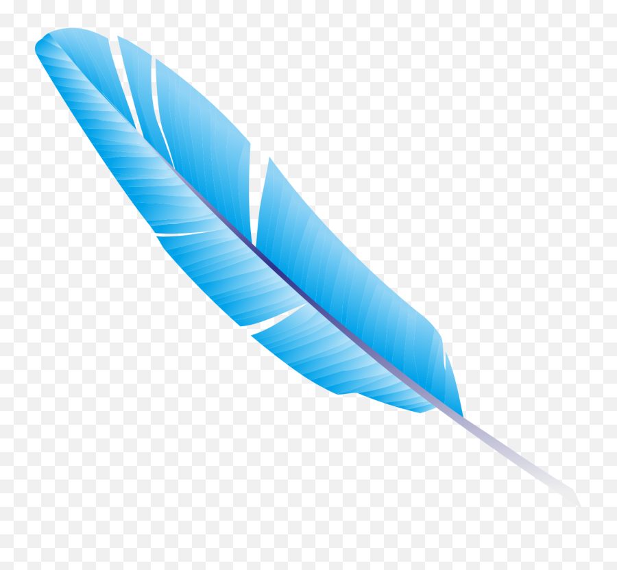 Blue Feather Png Picture 447263 - Download Background Buat Coreldraw,Feather Transparent Background
