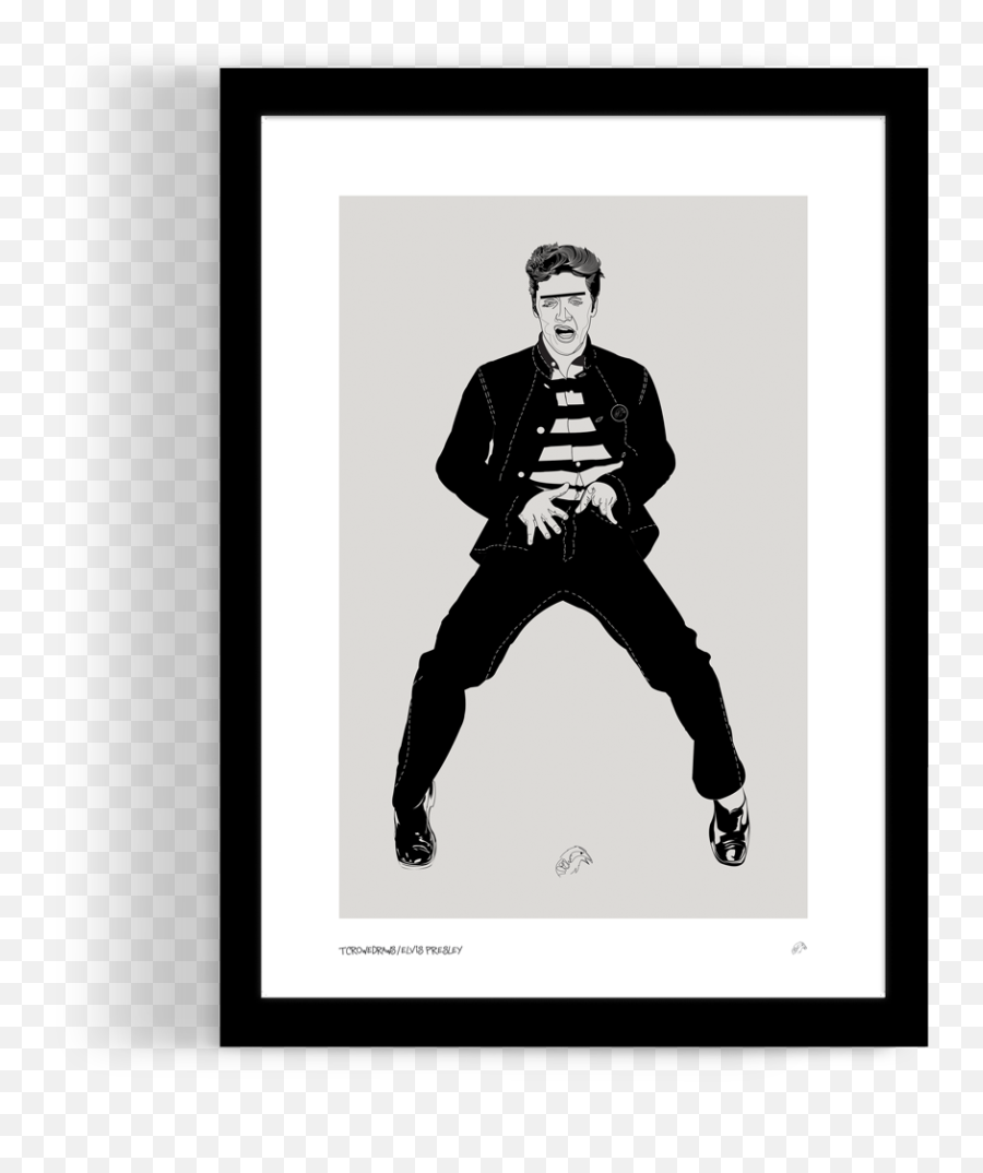 Elvis Jailhouse Rock In Color Png Download - Johnny Depp Elvis Presley Jailhouse Rock,Johnny Depp Png