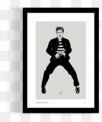 Elvis Jailhouse Rock In Color Png Download - Johnny Depp Elvis Presley Jailhouse Rock,Johnny Depp Png