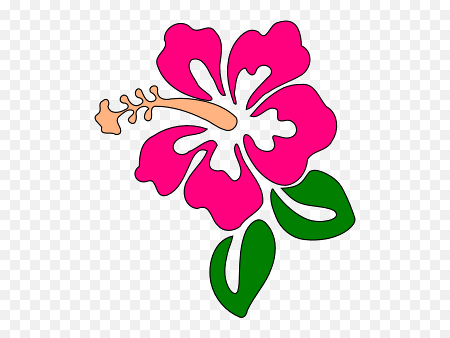 Hibiscus Con Hojas Clip Art - Vector Clip Art Mlp Cutie Marks Flowers Png,Hojas Png