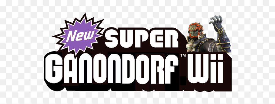 Ganondorf Wii - New Super Mario Bros Wii Hacks Png,New Super Mario Bros Logo