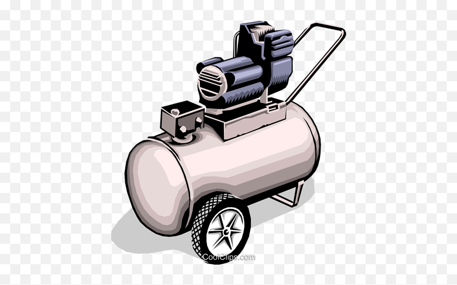 Air Compressor Royalty Free Vector Clip Art Illustration - Air Compressor Clipart Png,Air Pump Png