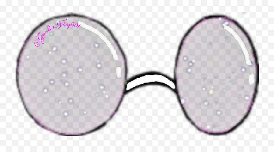 Gacha Life Gachalife Cool Glasses Sunglasses Glitter - Gacha Life Glasses Png,Circle Glasses Png