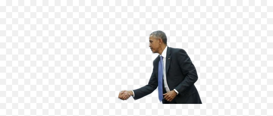 Obama Handshake - Sticker By Shahzaddddd Obama Shaking Hands Transparent Png,Obama Transparent