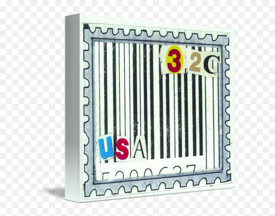 Usa Stamp Cents Upc Code By Lynnette Prock - Office Rubber Stamp Png,Upc Code Png