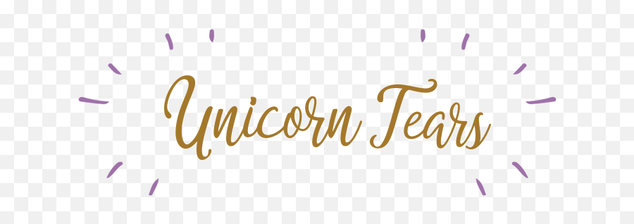 Unicorn Tears - Unicorn Tears Logo Transparent Full Size Calligraphy Png,Tears Transparent