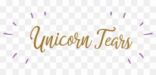 Unicorn Tears - Logo Transparent Full Size Calligraphy png