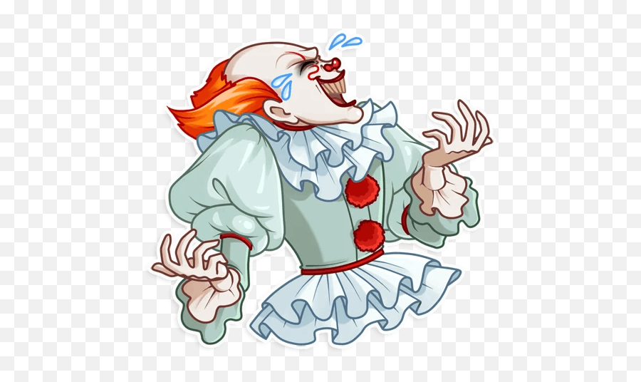 Sticker Maker - Pennywise Pennywise Telegram Stickers Png,Pennywise Transparent