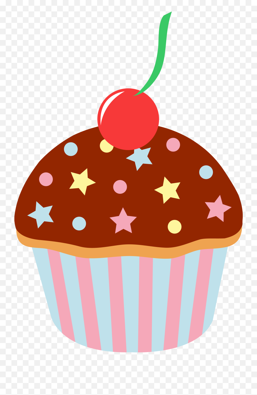 Cupcake Clipart - Cupcake Cartoon Transparent Background Png,Cupcake Png