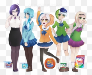 Anime Tide Pod Chan - Tide Pod Chan Meme Png,Tide Pod Png