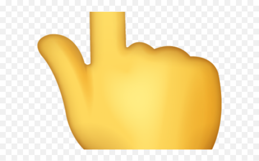 Hand Emoji Clipart Pointed Finger - Finger Point Emoji Png,Boi Hand Transparent