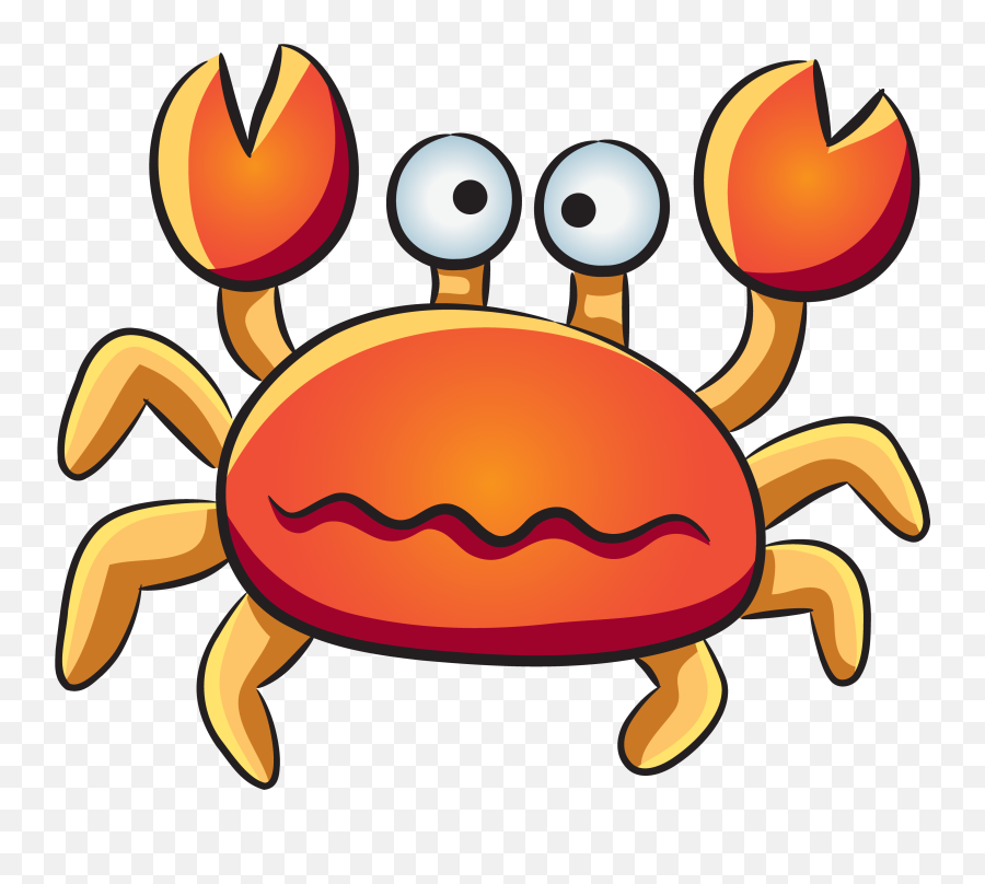 Aquatic Animal Deep Clip Art Crab - Imágenes De Peces En Caricatura Png,Cartoon Animal Png