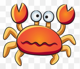 Aquatic Animal Deep Clip Art Crab - Imágenes De Peces En Caricatura Png,Cartoon Animal Png