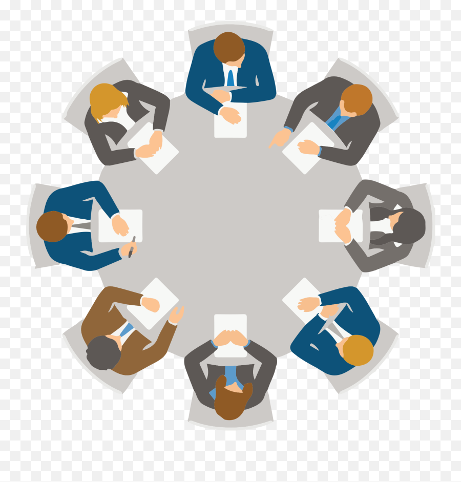 Conference Clipart Round Table Meeting, Round Table Conference Images