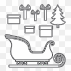 Santa Sleigh Png - Santau0027s Sleigh 3118624 Vippng Elizabeth Craft